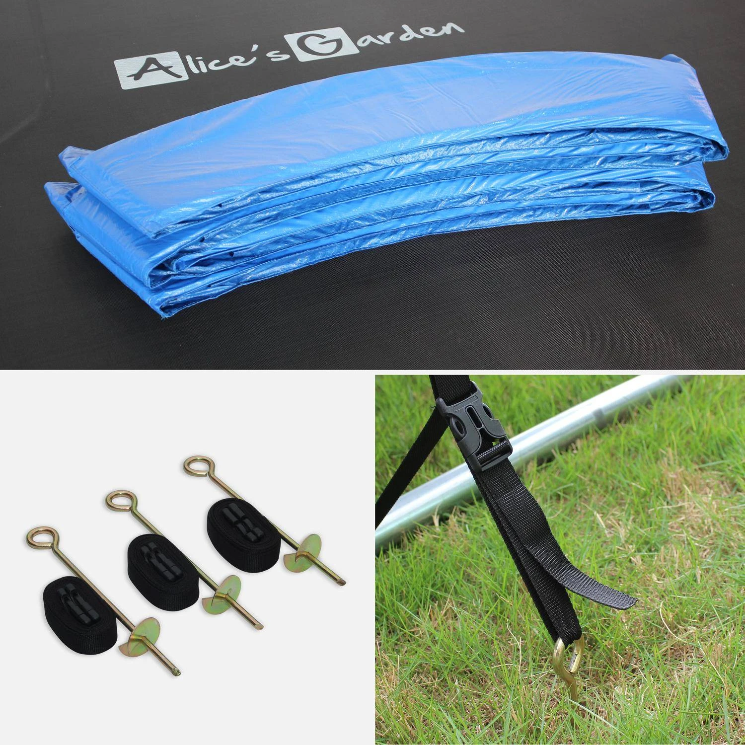 Trampoline 370 Avec Pack D'accessoires + Tente De Camping â Image 3