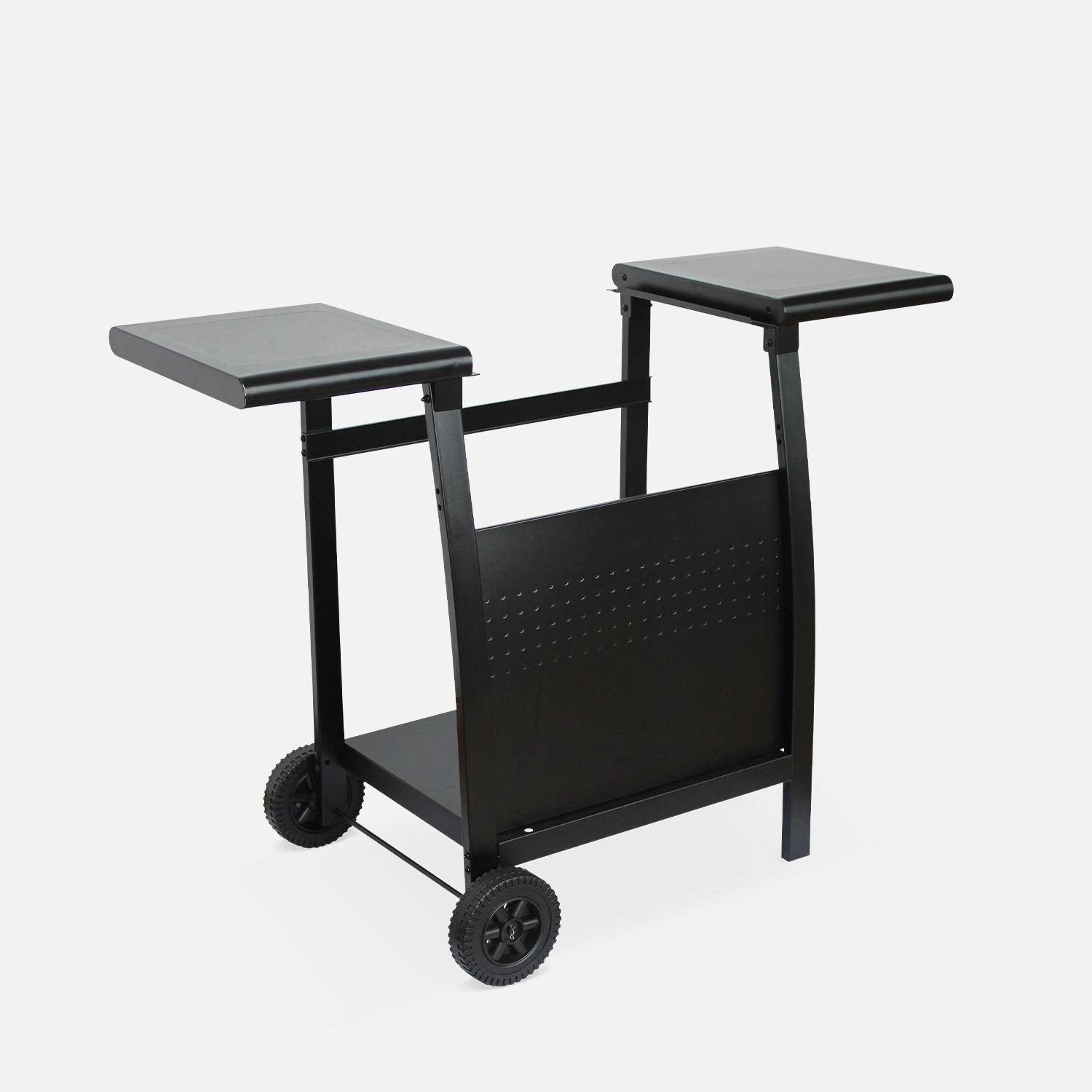 Plancha Gaz 2 Brûleurs Inox 5kW Avec Chariot – Image 4