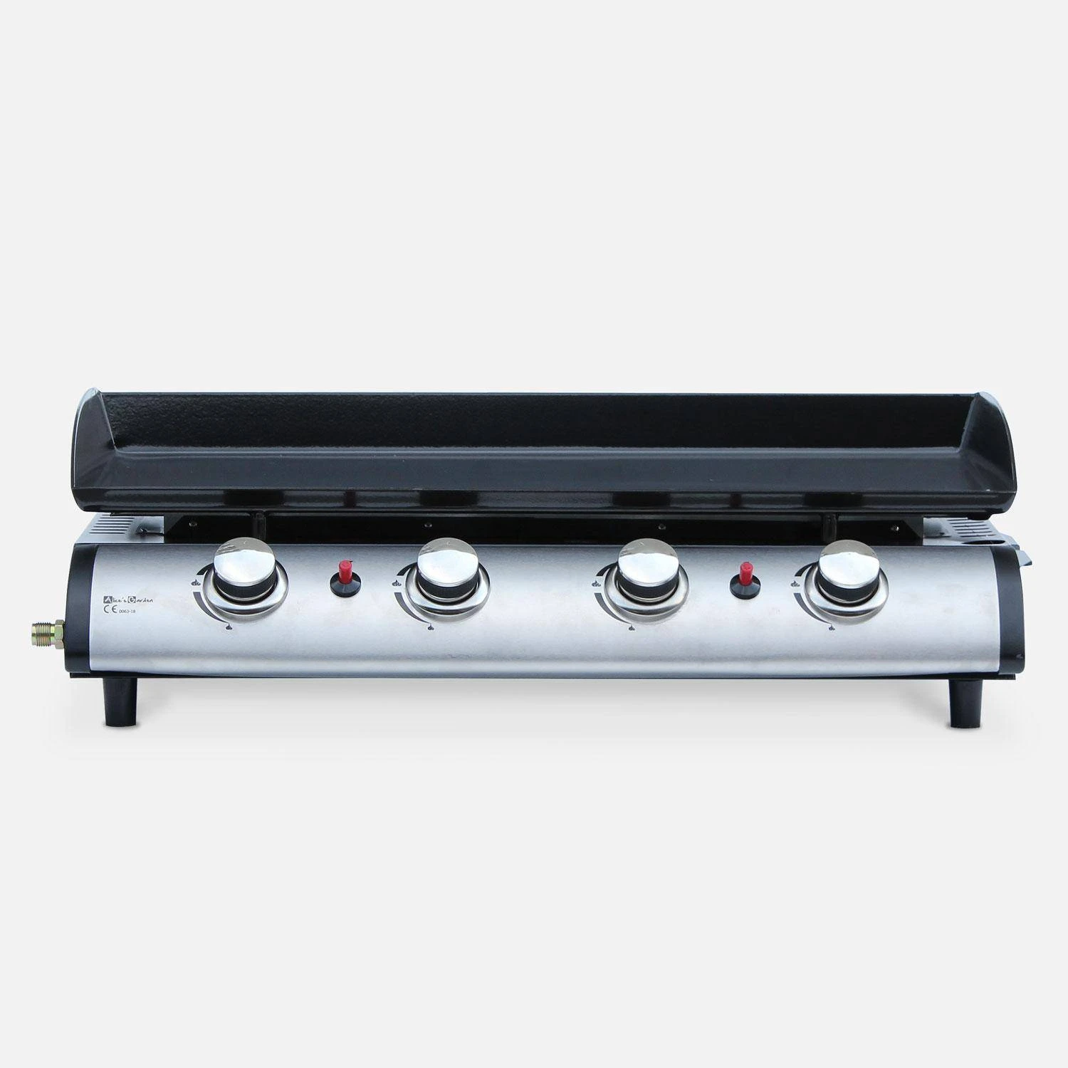 Plancha Gaz 4 Brûleurs Inox 10kW – Image 3