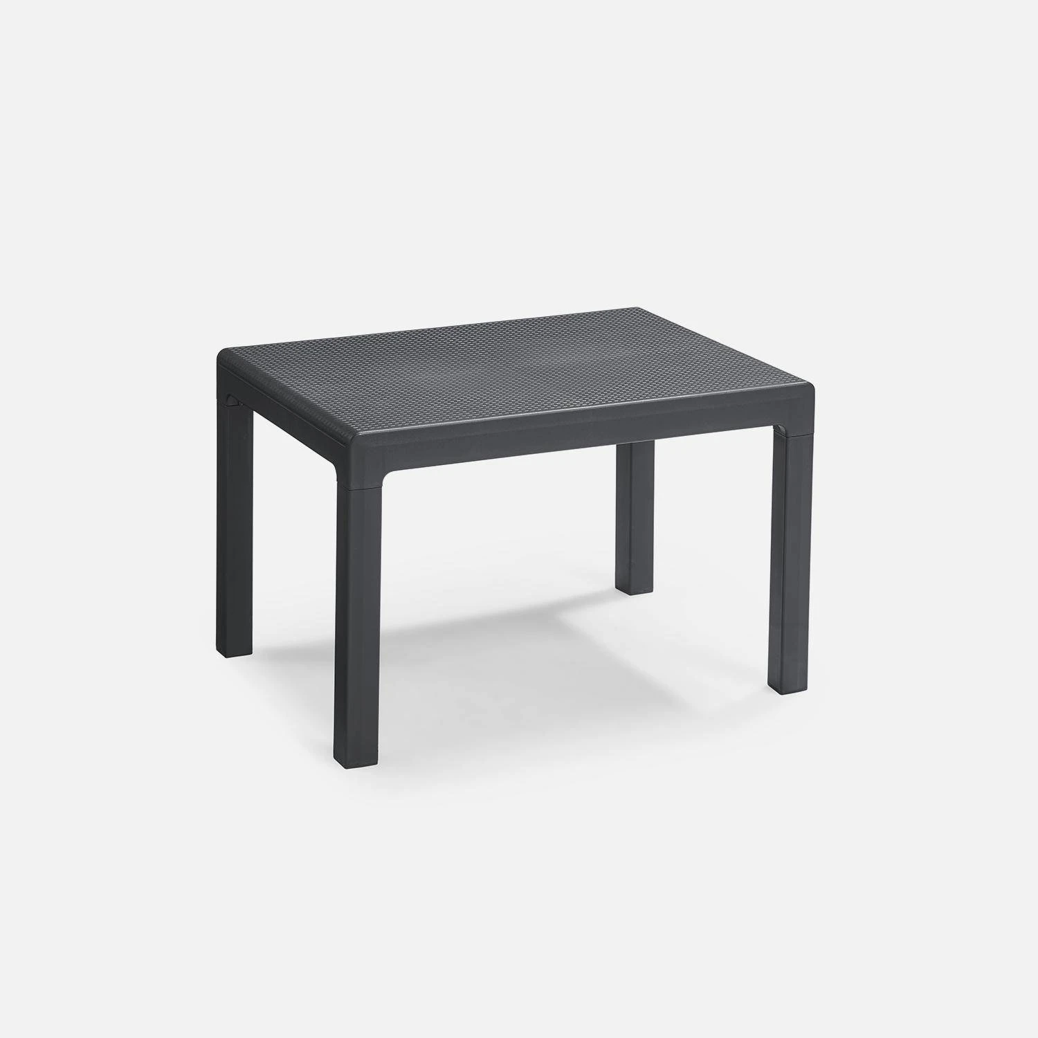 Salon De Jardin Résine Injectée 4 Places Sans Coussins – Image 6