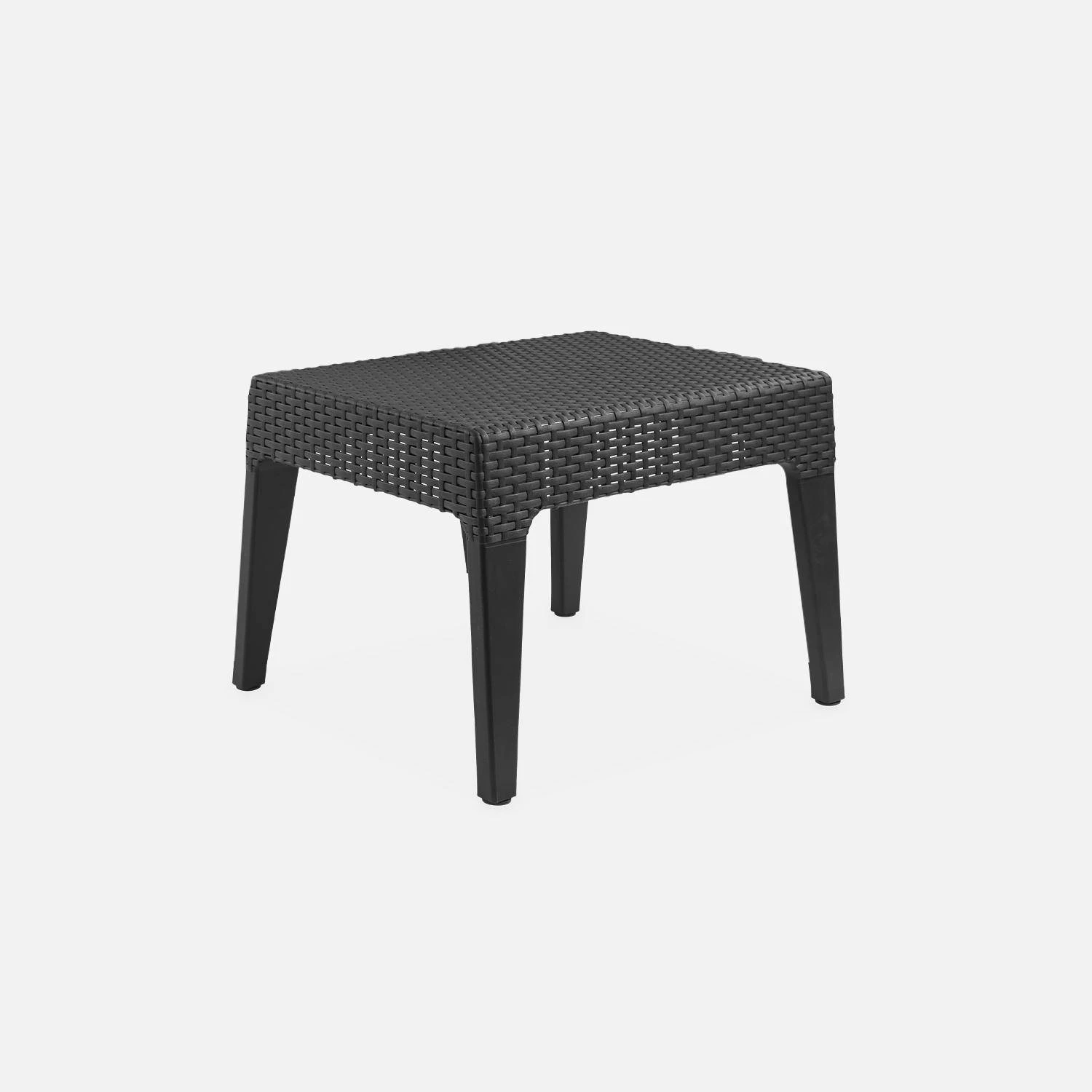 Salon De Jardin Imitation Rotin 2 Chaises â Image 3