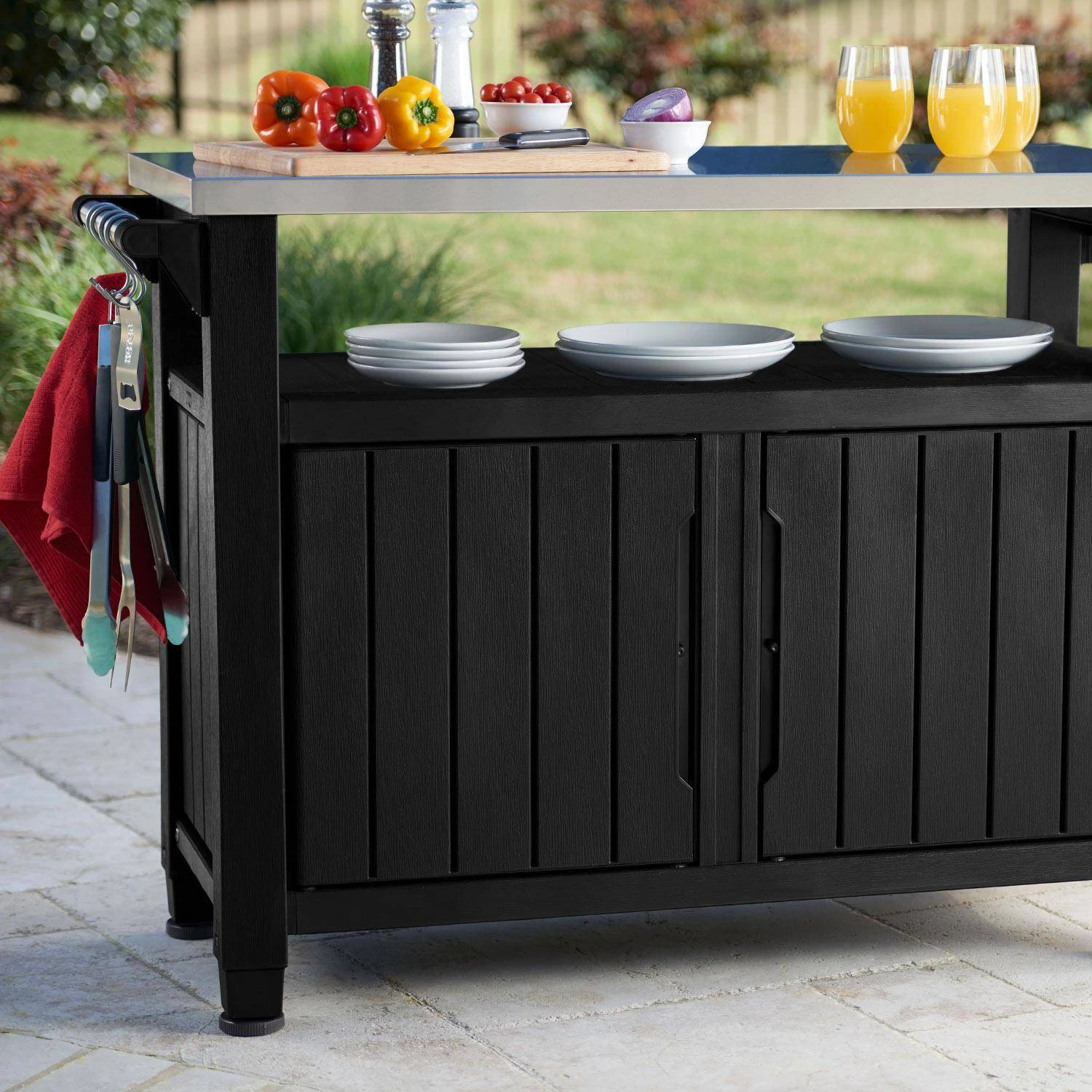 Desserte Extérieure Avec Rangements Pour Plancha – Image 6