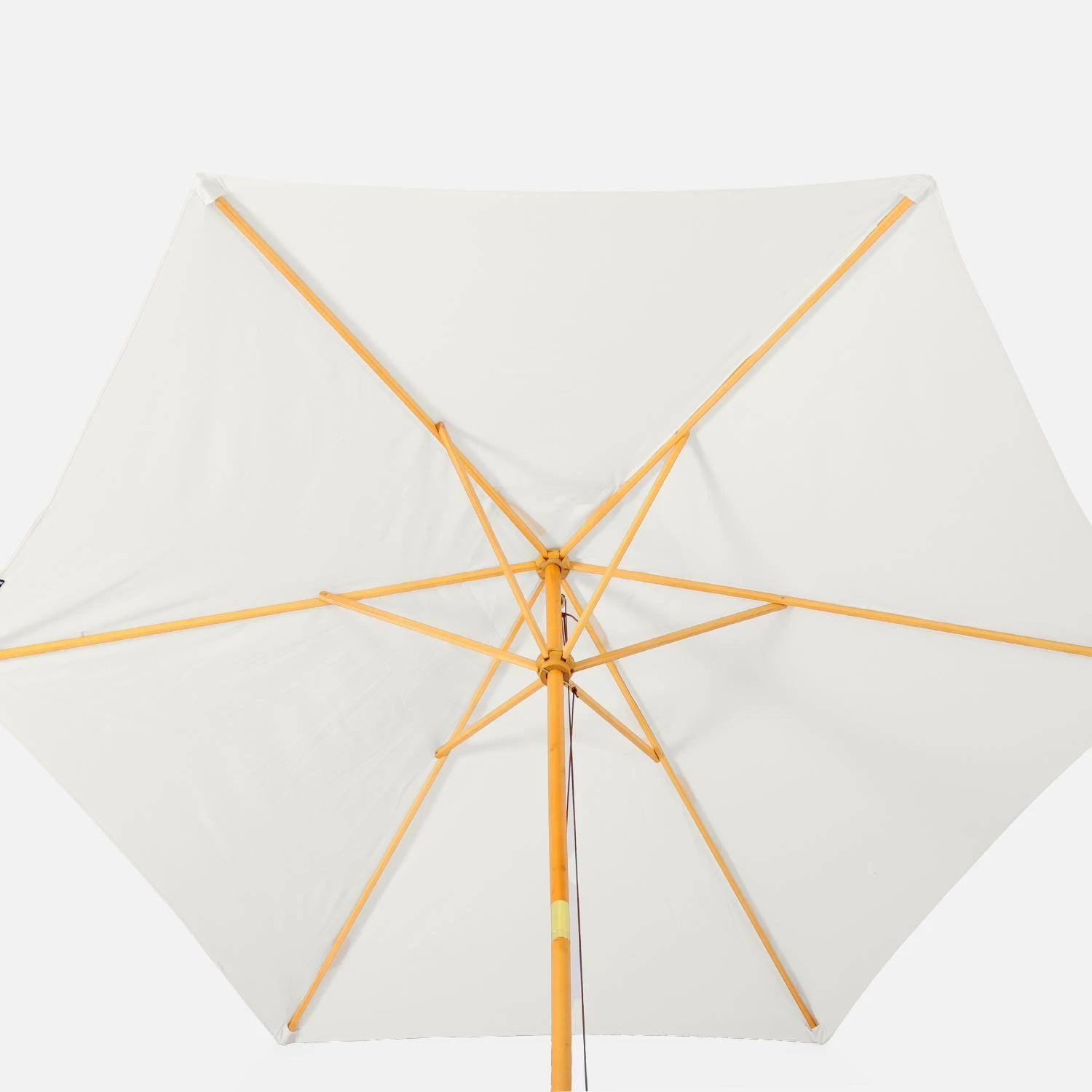 Parasol Rond 3m Couleur : Ecru â Image 3