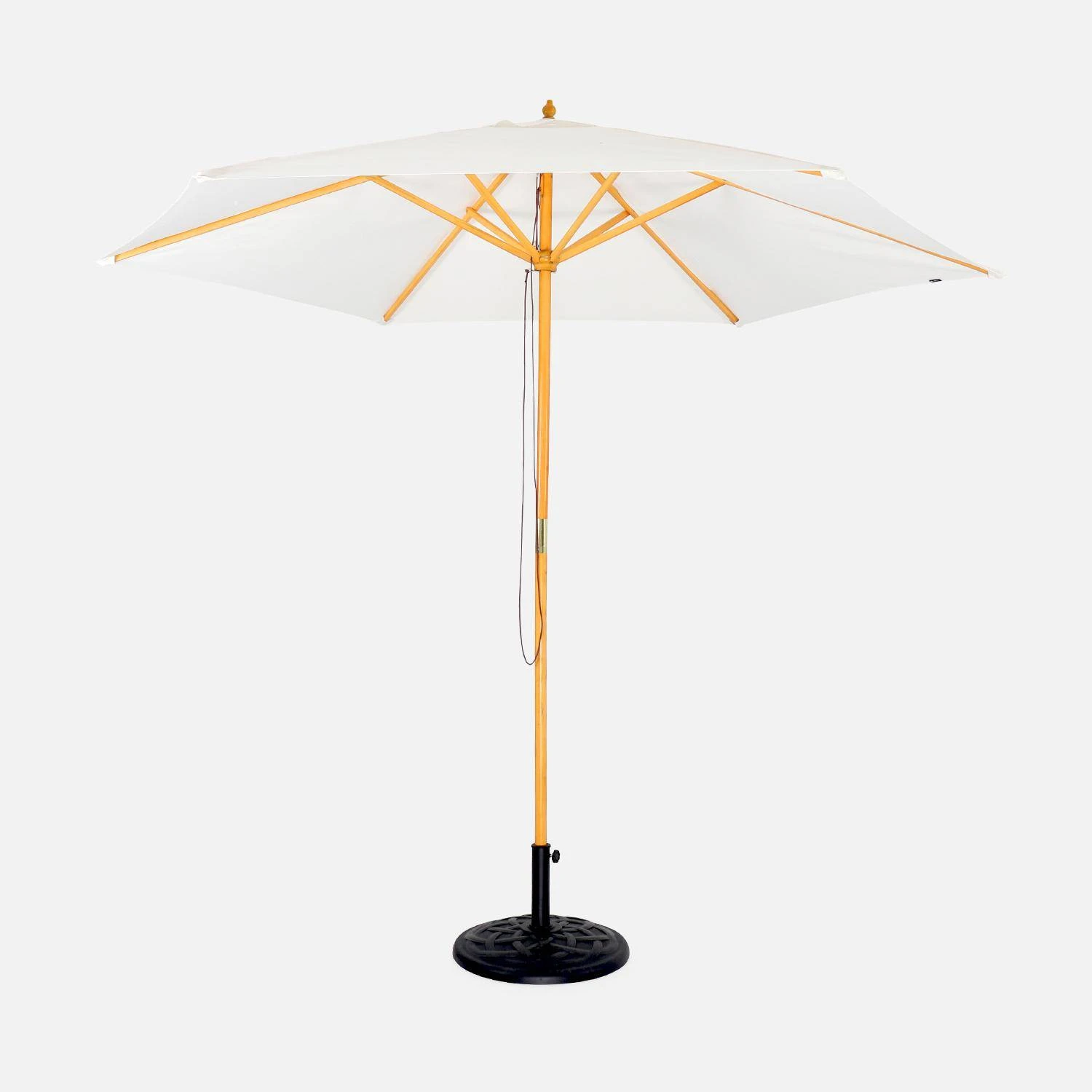 Parasol Rond 3m Couleur : Ecru