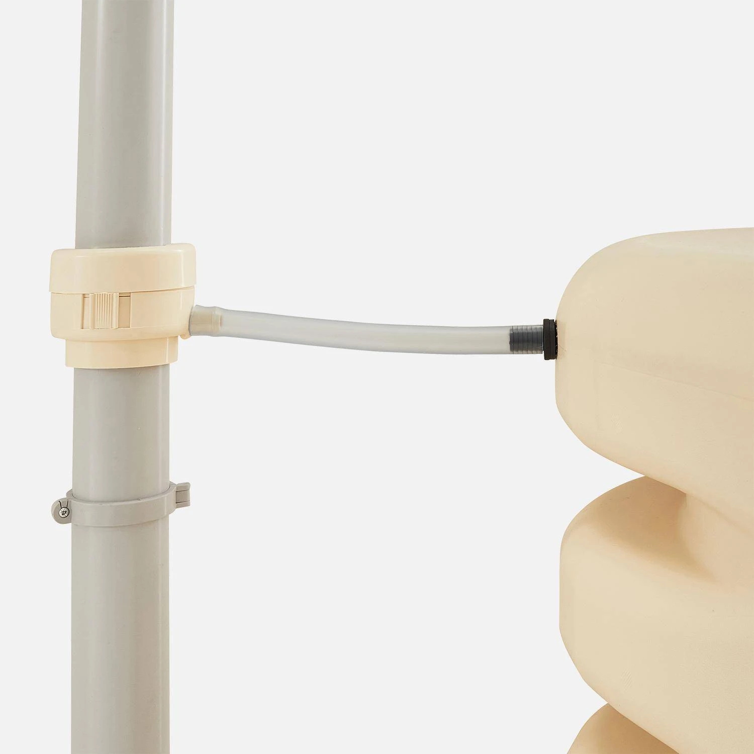 Récupérateur D'eau Cubique 1000L Couleur : Beige – Image 3