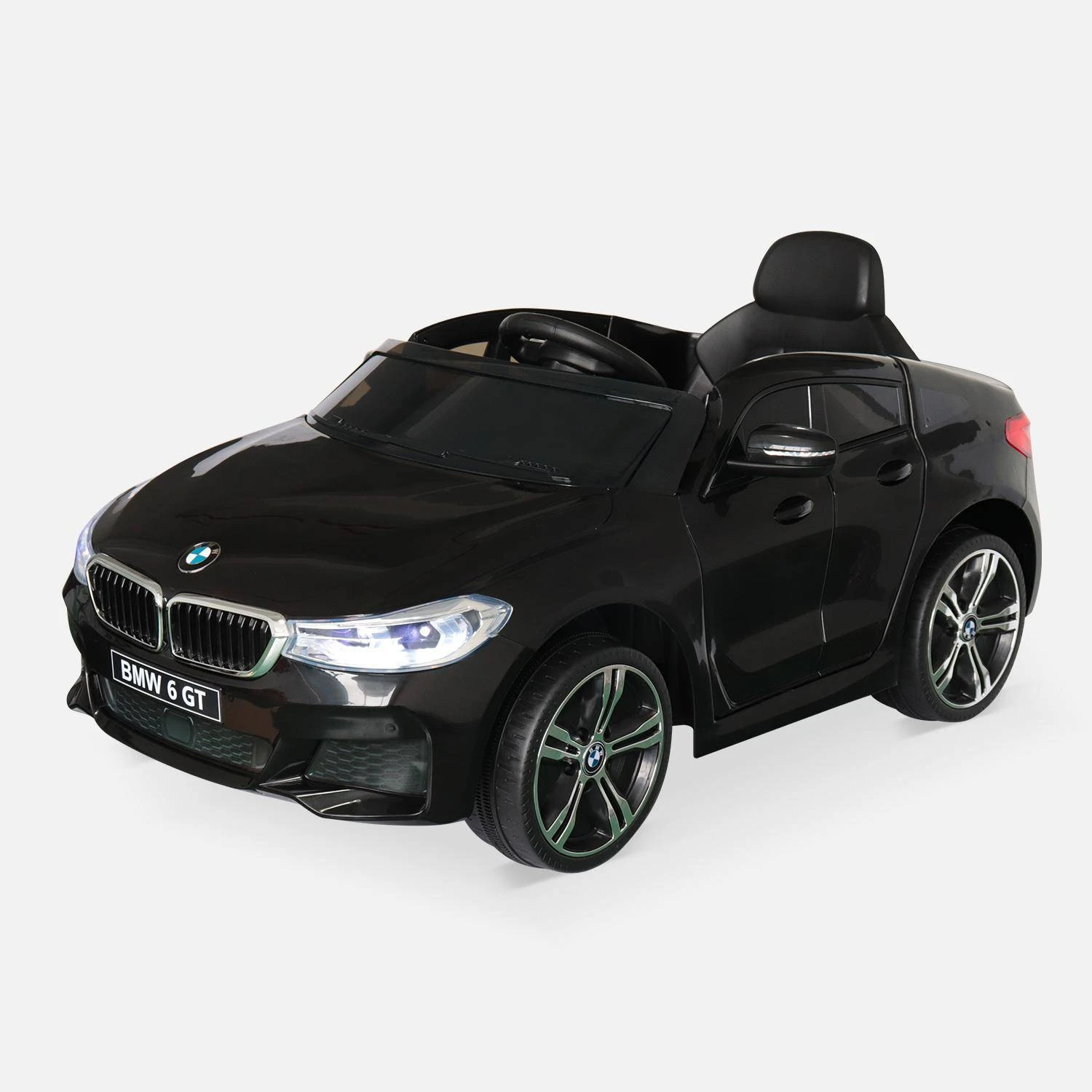 Voiture électrique Enfant BMW Série 6 GT 12V, 1 Place Couleur : Noir – Image 2