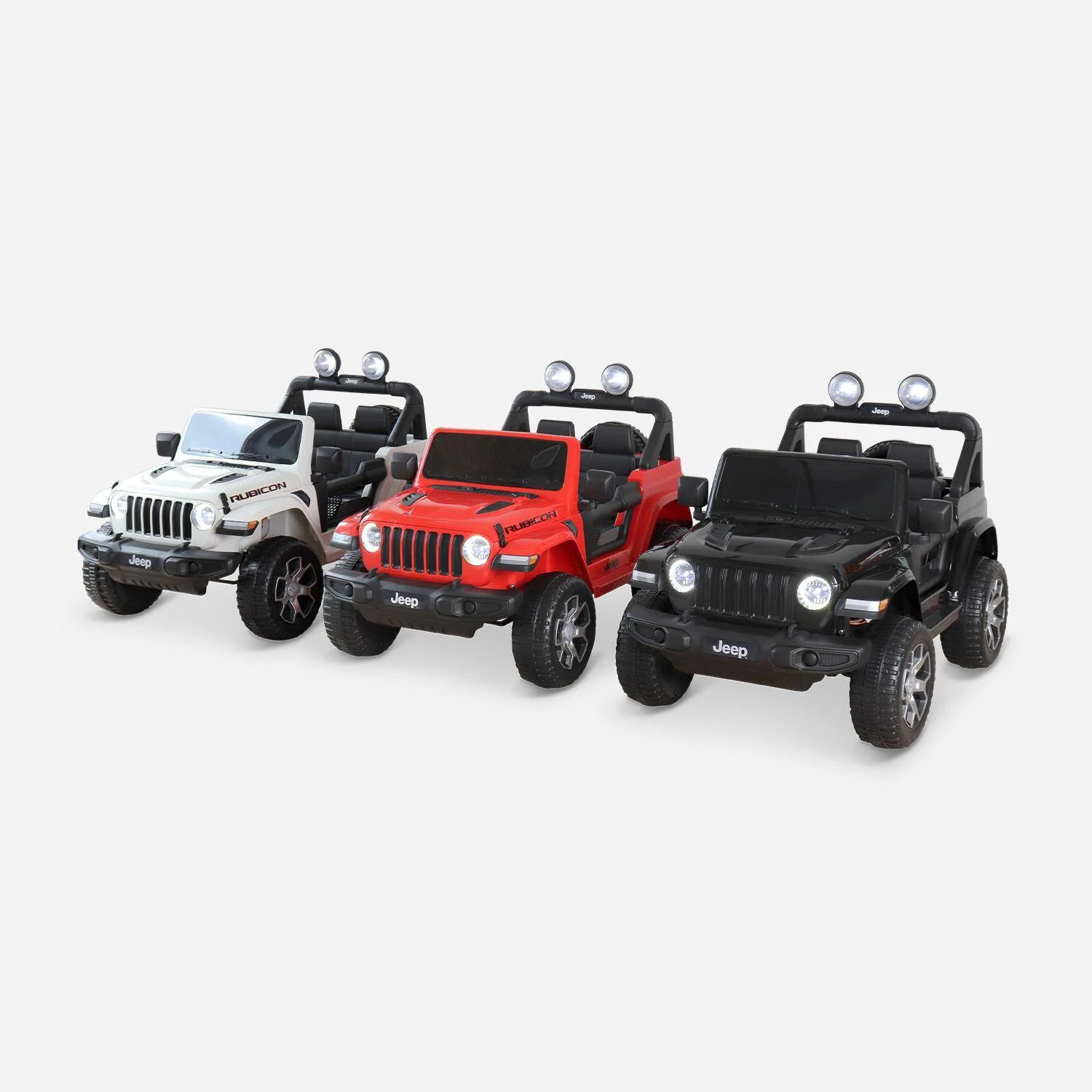 Voiture électrique Enfant JEEP 12V, 1 Place Couleur : Rouge – Image 8