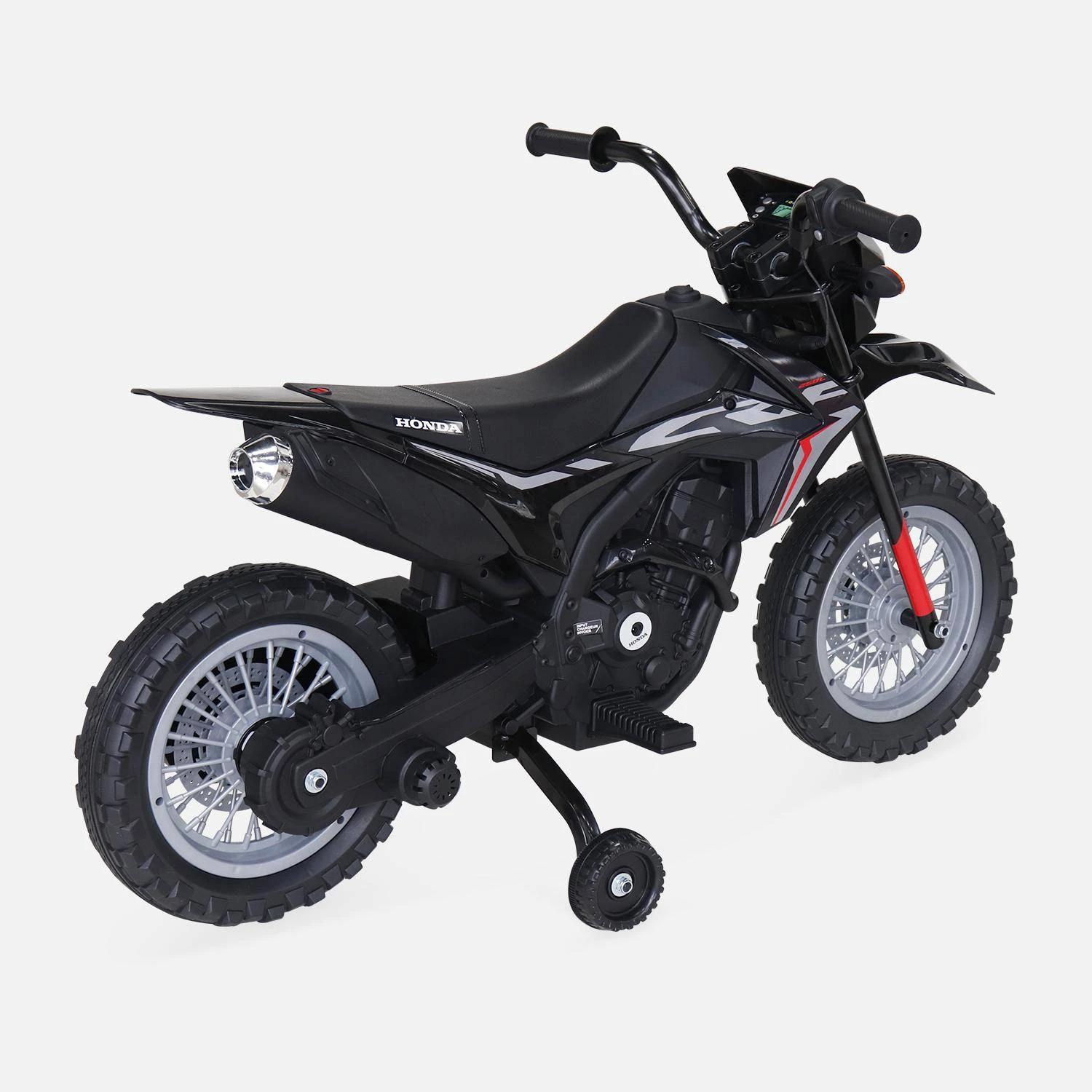 Moto électrique Enfant Honda 6V, 1 Place Couleur : Noir – Image 2