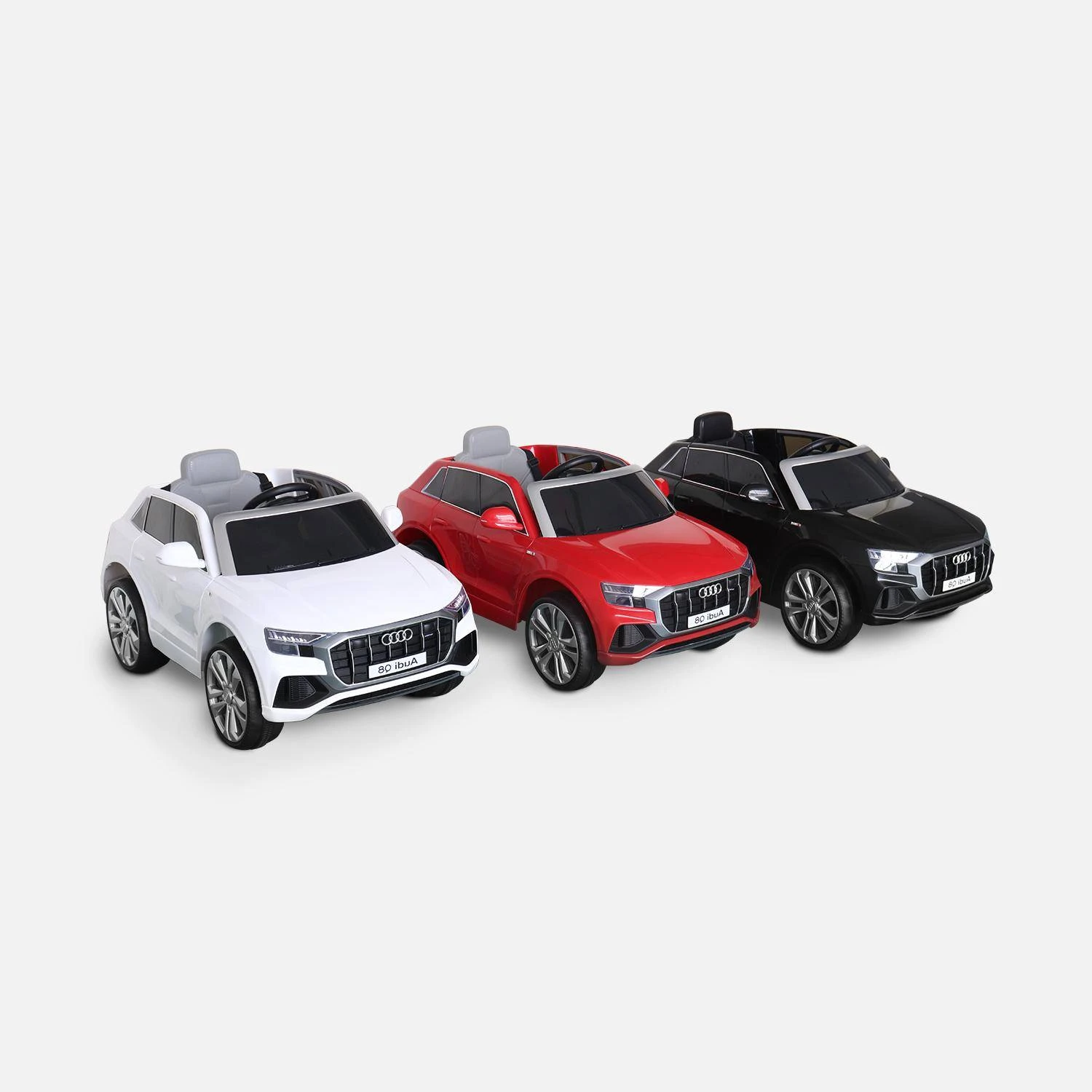 Voiture électrique Enfant Audi Q8 12V, 1 Place Couleur : Blanc – Image 7