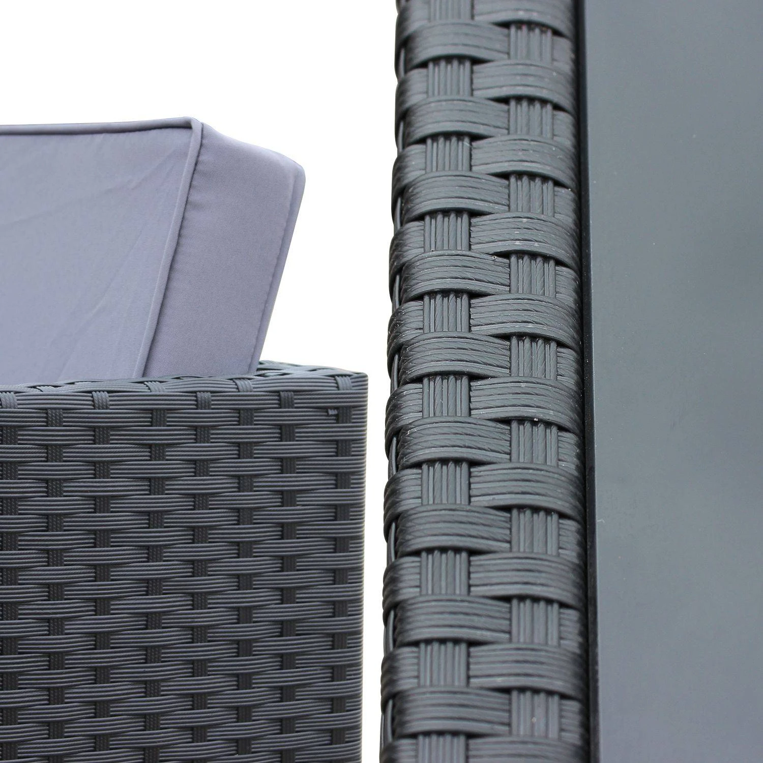 Table De Jardin Vasto 12 Et Sa Housse Couleur : Noir / Gris â Image 6