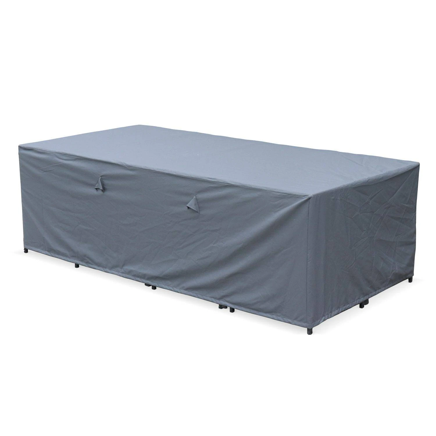 Table De Jardin Vasto 12 Et Sa Housse Couleur : Noir / Gris â Image 7