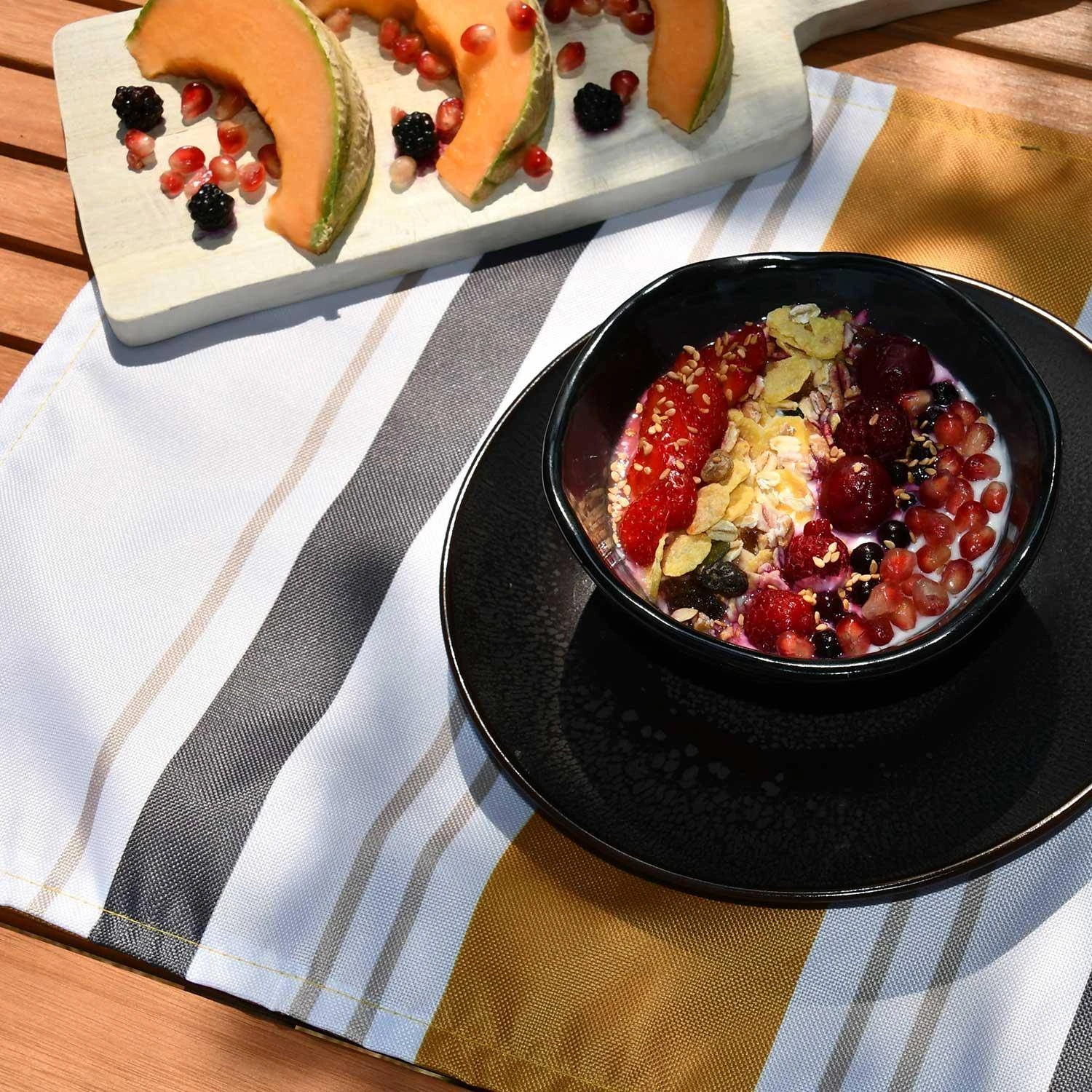 Set De Table En Textile 35x50cm (lot De 8) Couleur : Imprimé Héritage – Image 3