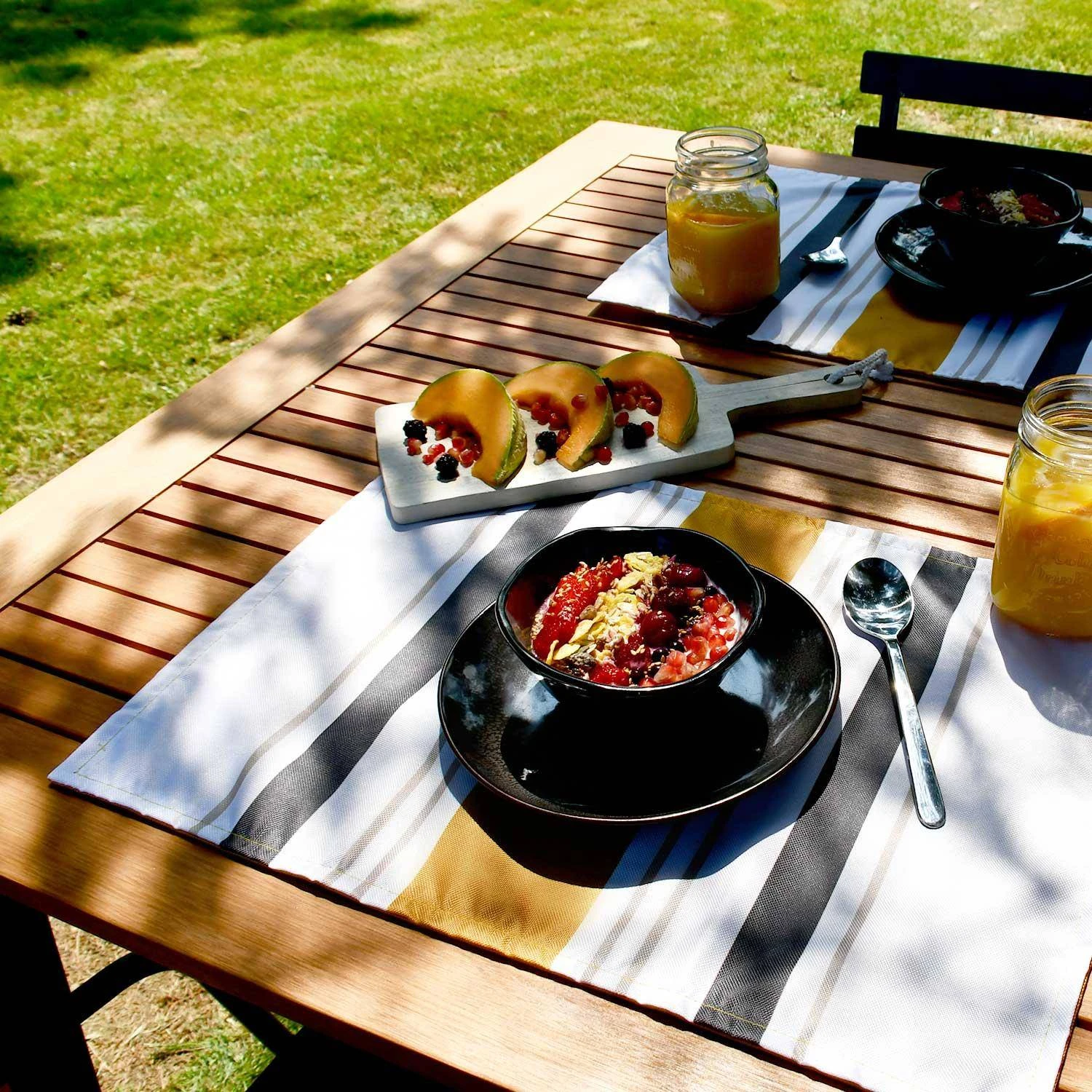 Set De Table En Textile 35x50cm (lot De 8) Couleur : Imprimé Héritage – Image 2