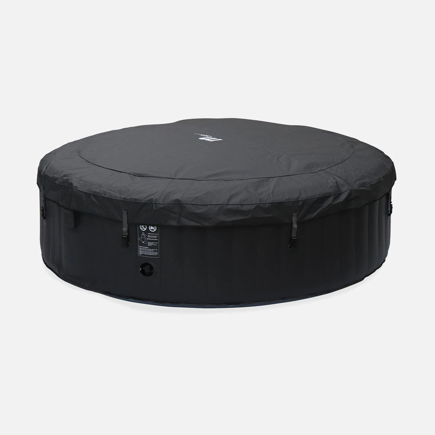 Spa Gonflable 8 Places Rond, Filtration MDC, Désinfection UVC, Bâche – Image 2