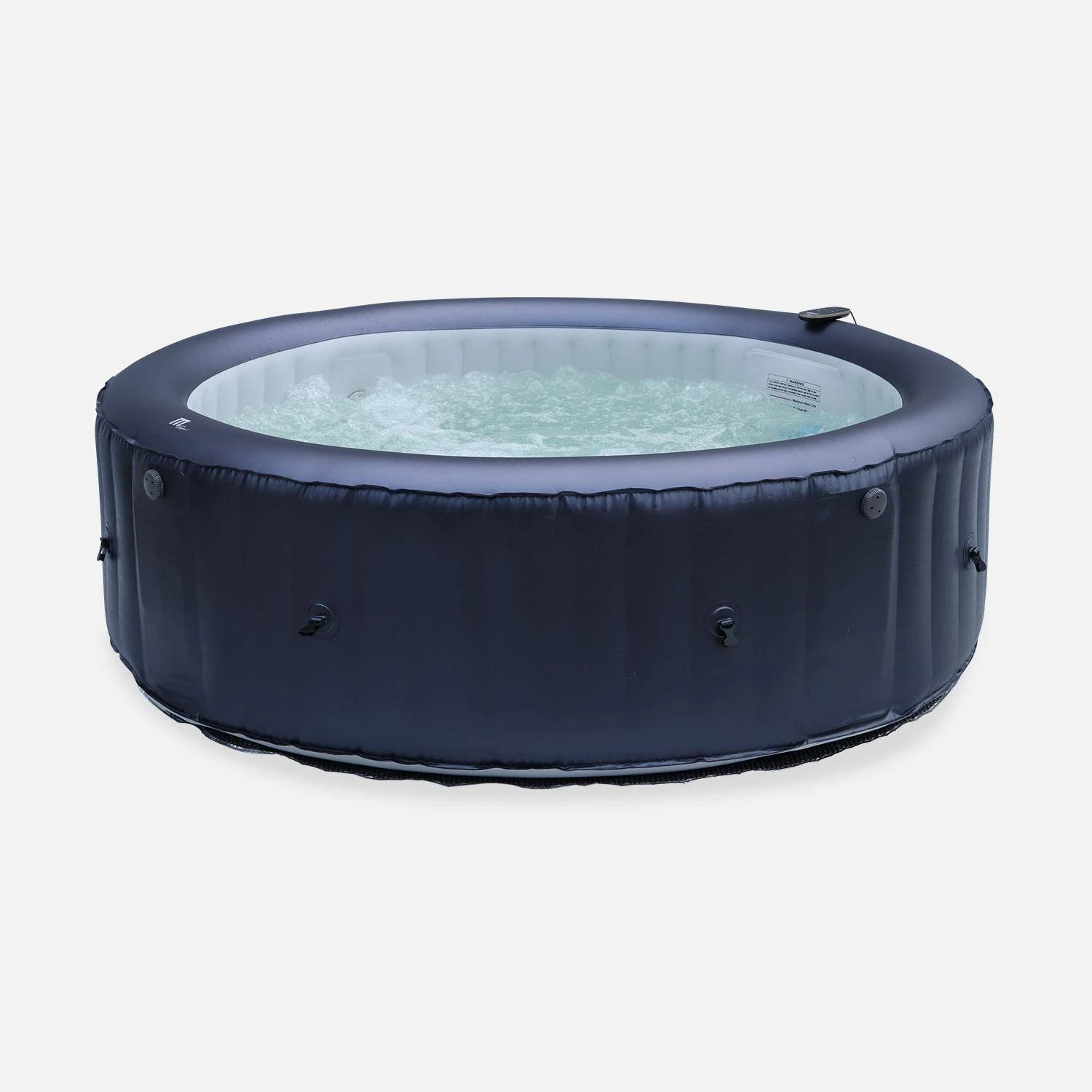 Spa Gonflable 6 Places Rond Jets Hydromassages Désinfection UVC, Anti Gel, M-one