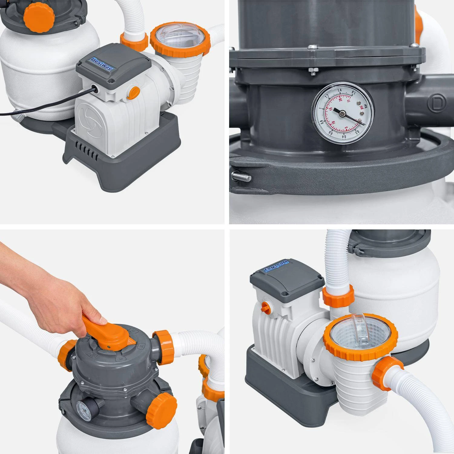 Filtre à Sable Pour Piscine 5,6m3/h – Image 3