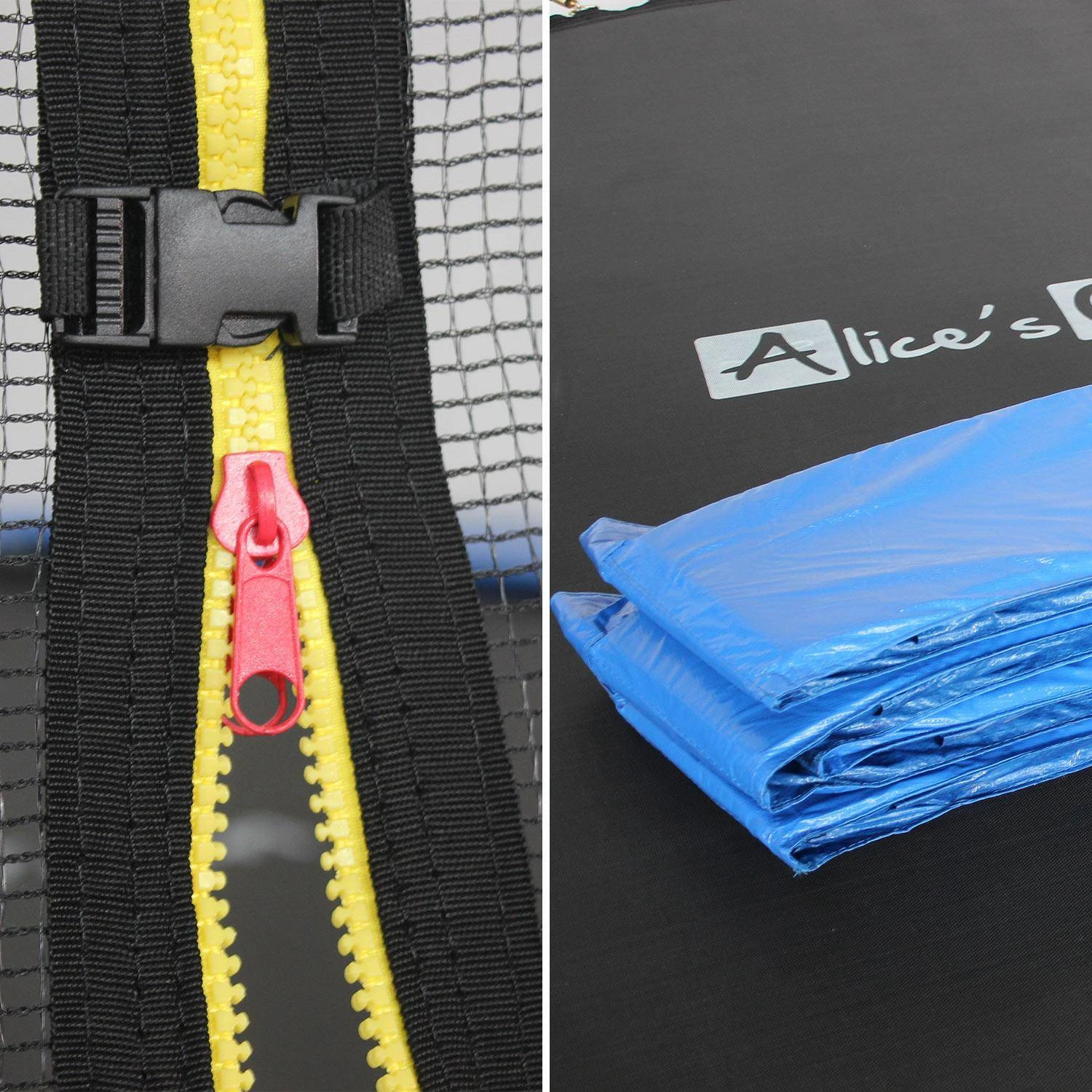 Trampoline 250cm Filet Protection Couleur : Bleu â Image 4