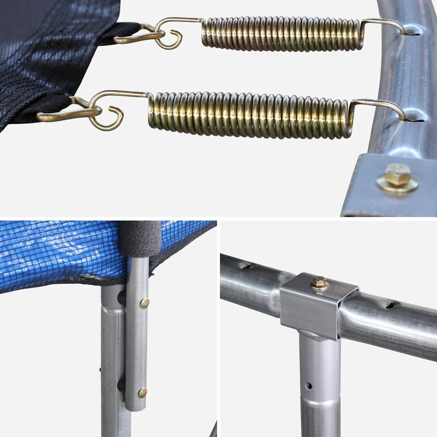 Trampoline 250cm Filet Protection Couleur : Bleu â Image 3