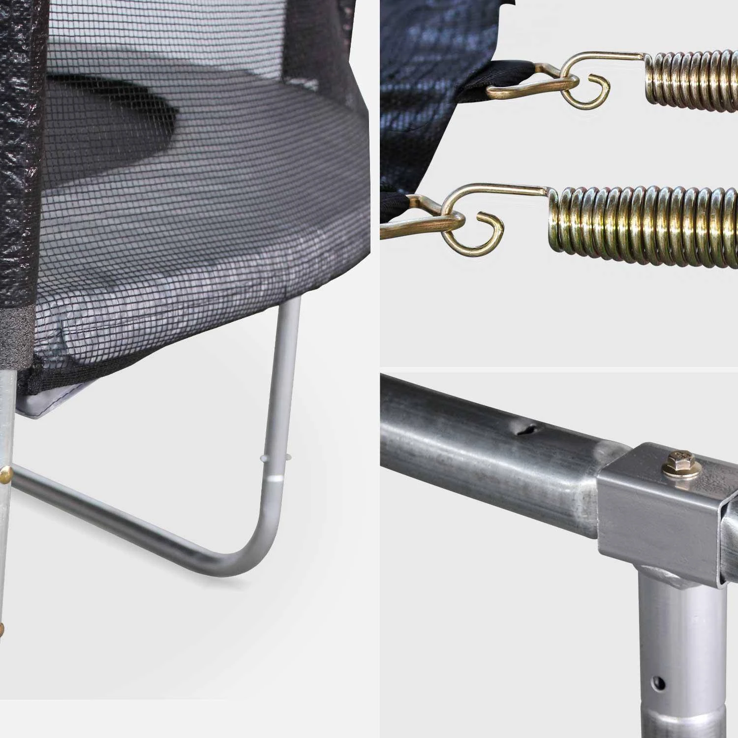 Trampoline 305cm Filet Protection Couleur : Gris â Image 3