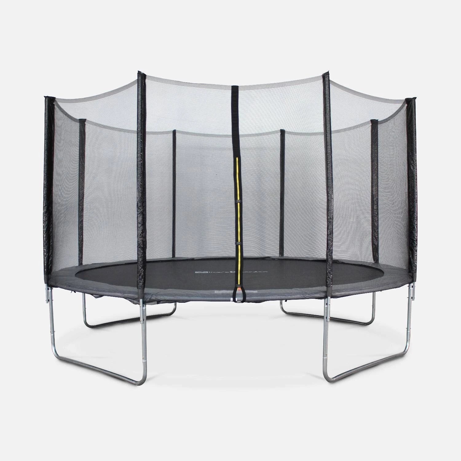 Trampoline 400cm Filet Protection Couleur : Gris