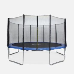 Trampoline 460cm Filet Protection Couleur : Bleu