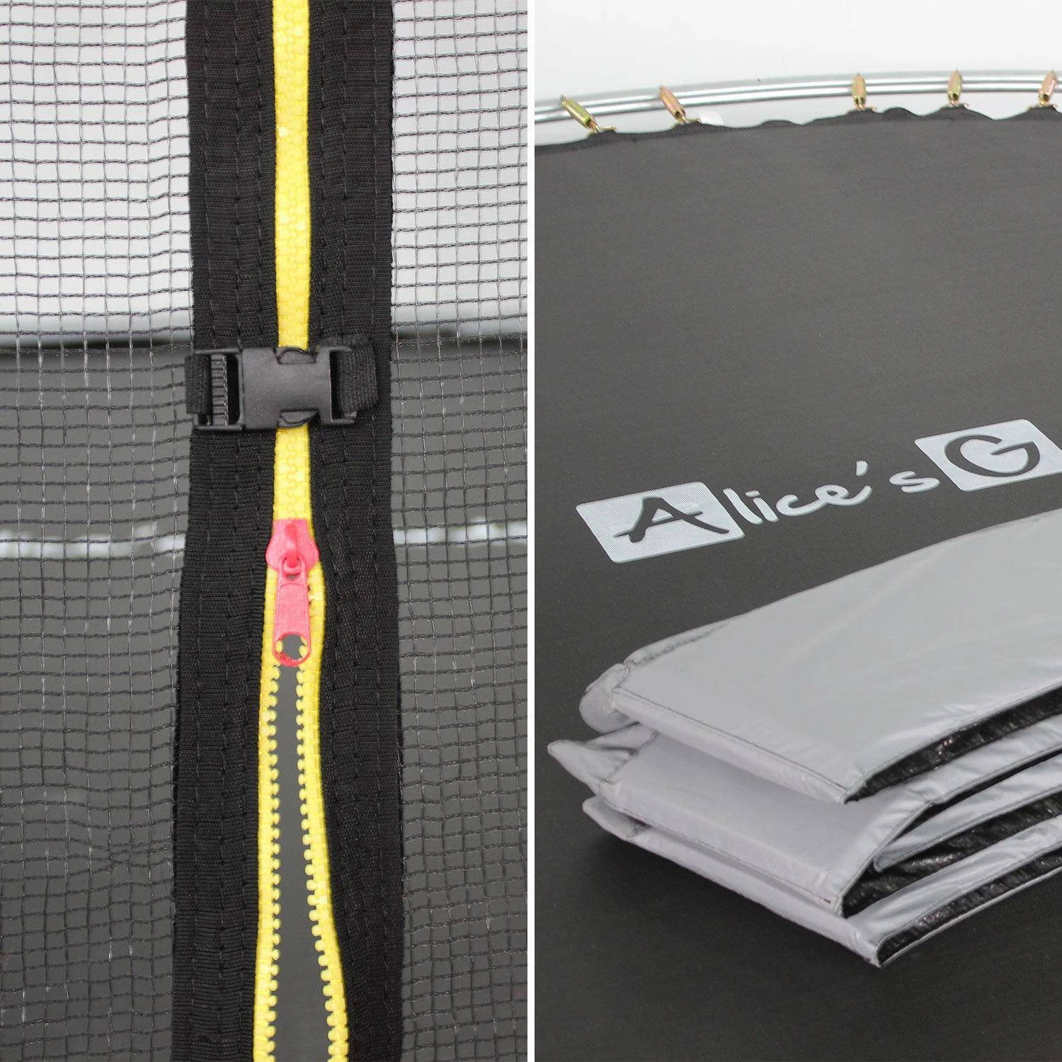 Trampoline 490cm Filet Protection Couleur : Gris â Image 4