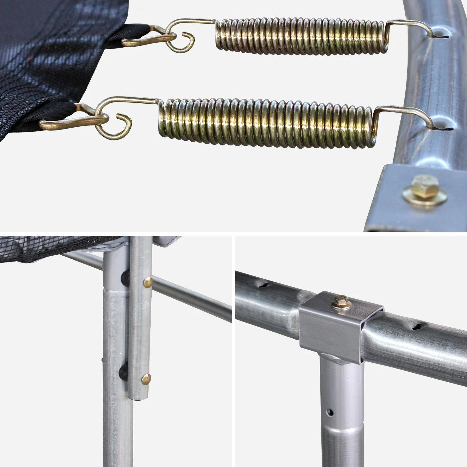 Trampoline 490cm Filet Protection Couleur : Gris â Image 3