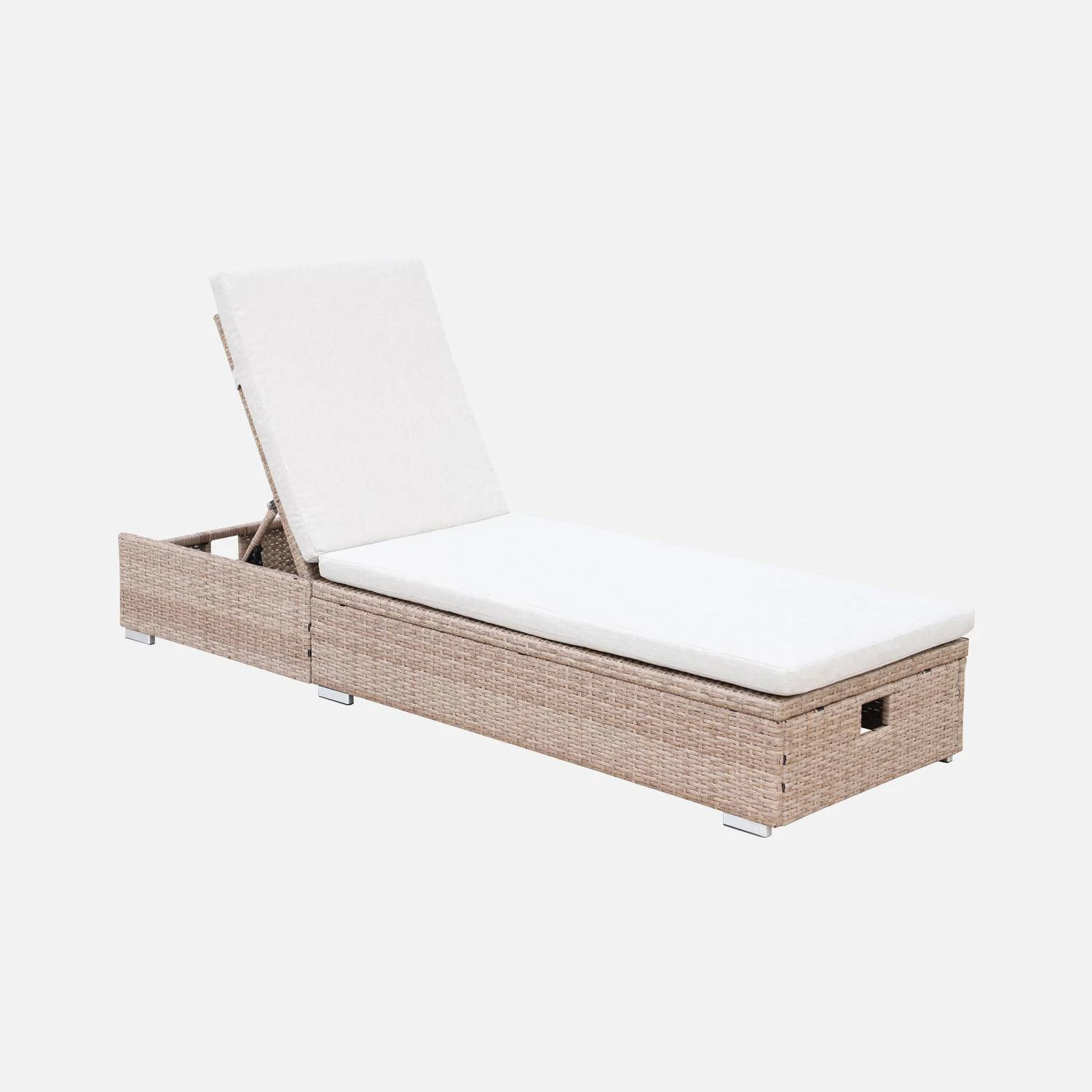 Bain De Soleil Résine Tressée, Polyester, Multi Positions