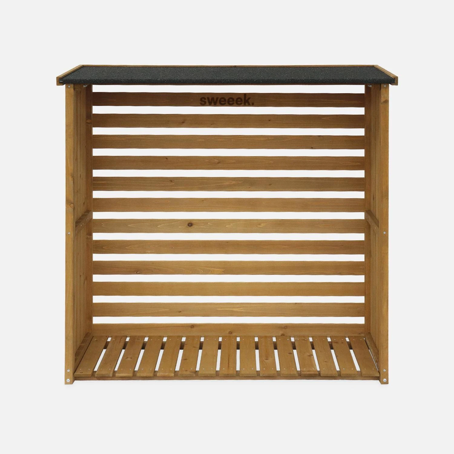 Abri Bûches 120x45x120cm,bois – Image 4