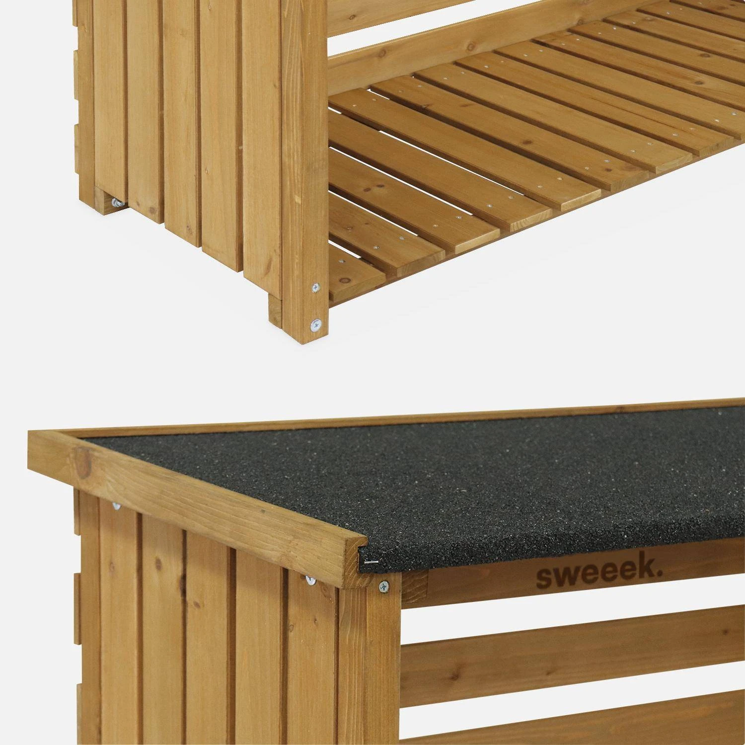 Abri Bûches 120x45x120cm,bois – Image 5